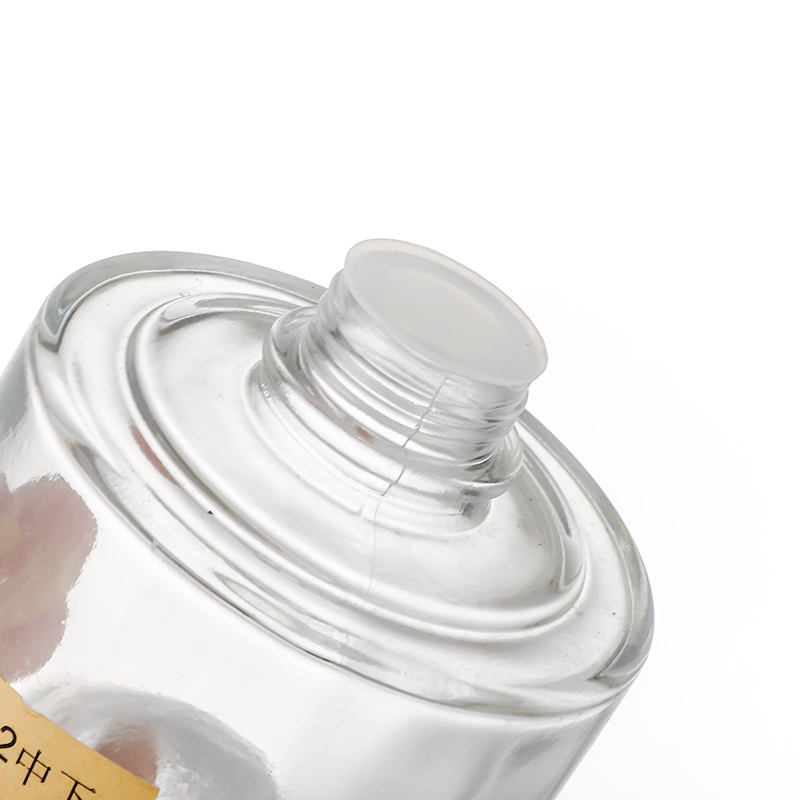 Factory Cheap HotGlass Of Rose Wine- Customized Round 285ml Whisky Rum Gin Tequila Vodka Brandy Glass Bottle With punted bottom Cui Can Glass detail pictures