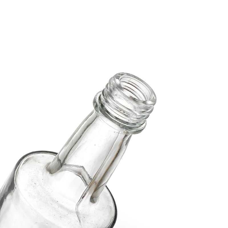 OEM/ODM ManufacturerGreen Glass Olive Oil Bottles- Hot Sale 210ml Round Organic Olive Oil Bottles Glass Bottles for Wholesale Cui Can Glass detail pictures