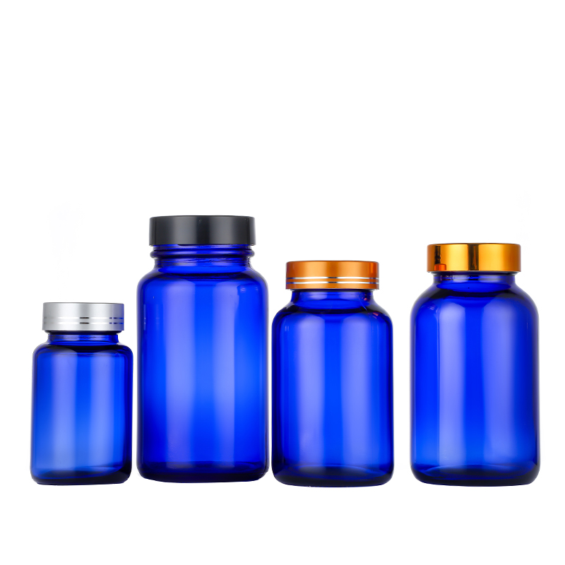 Pharmaceutical glass tablet bottle