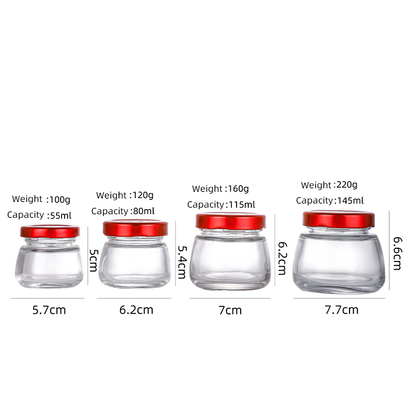 Fixed Competitive Price  Plain Jar Candles  - Storage Sauce Coconut Milk Yogurt Pudding Glass Jar  Cui Can Glass