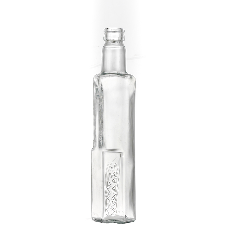 Good User Reputation forGlass Wine Bottles With Screw Caps- Premium bespoke pewter metal labels rum whiskey whisky vodka gin spirits glass bottleCui Can Glass detail pictures