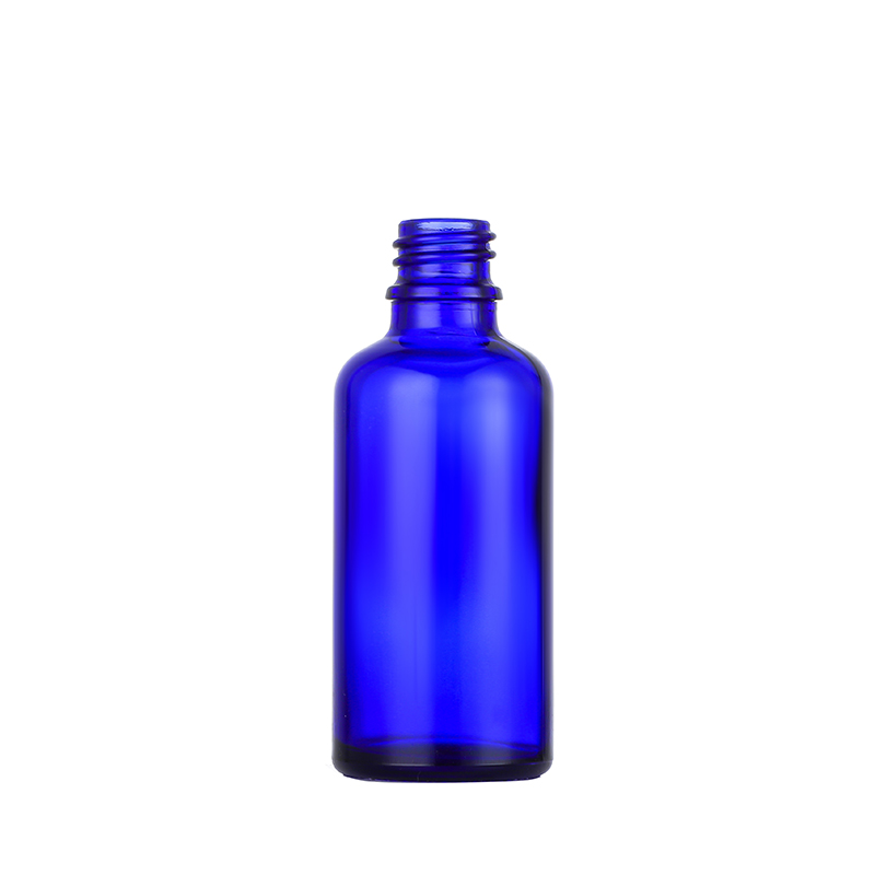 Factory Price ForClear Glass Olive Oil Dispenser- Custom Sample Size 10ml 30ml Blue Medical Glass Tincture Dropper Bottles Cui Can Glass detail pictures