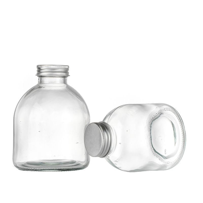 2022 High quality Diffuser Bottles Wholesale - Empty juice glass bottles wholesale Cui Can Glass detail pictures