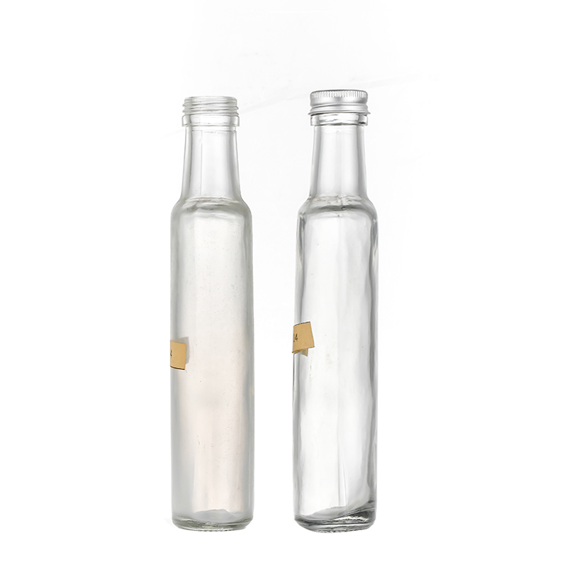 flat glass bottle