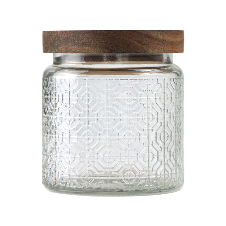 food storage glass jar