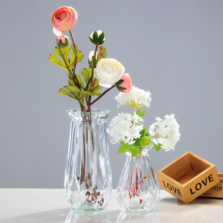 Cheapest Price Black Matte Candle Jars Wholesale - Ins style crystal glass flower vase Cui Can Glass detail pictures