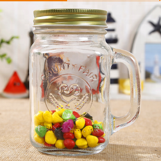 Factory makingGlass Food Jars With Lids- Mason Jar Mugs with Screw top lids, reusable straws and extra lids. Drinking Glasses Ideal for Making Overnight Oats, smoothies, Cocktails, Picnics Pint 500ml 16oz Maison Cui Can Glass detail pictures