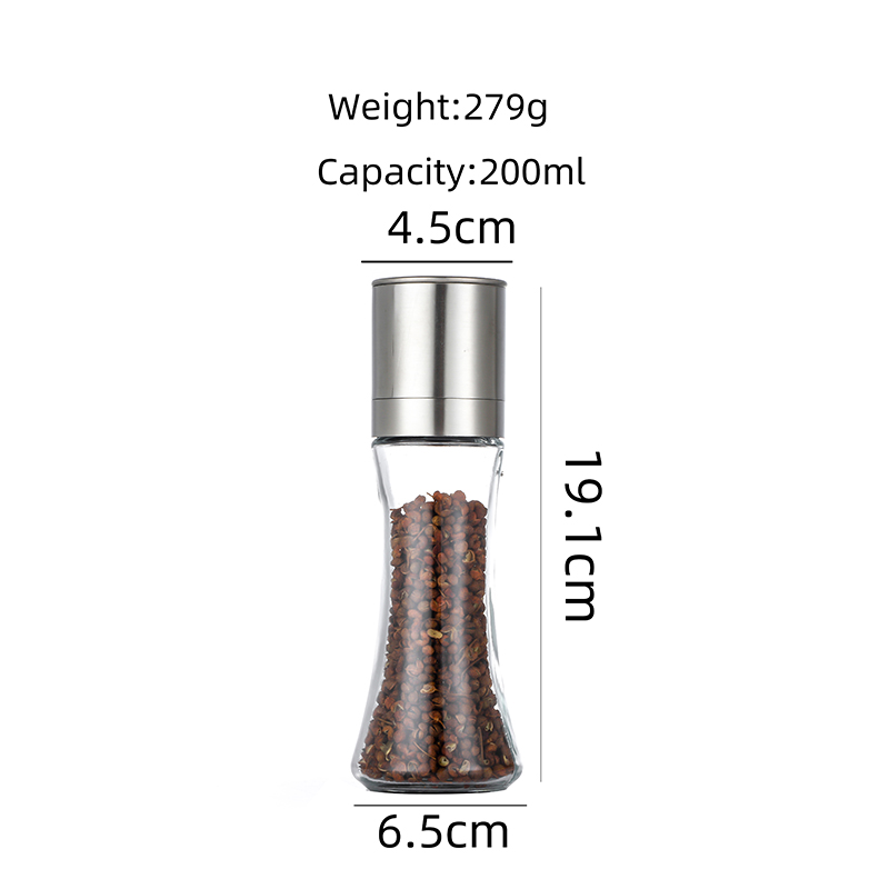 Round shape spice shaker bottles wholesale