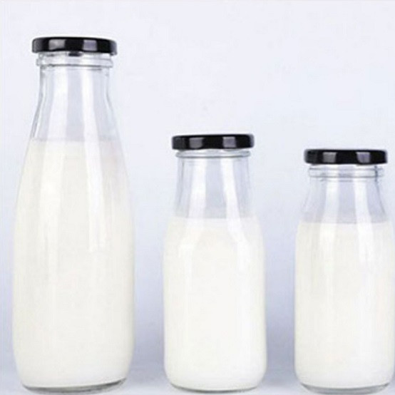 12 oz glass milk bottles wholesale